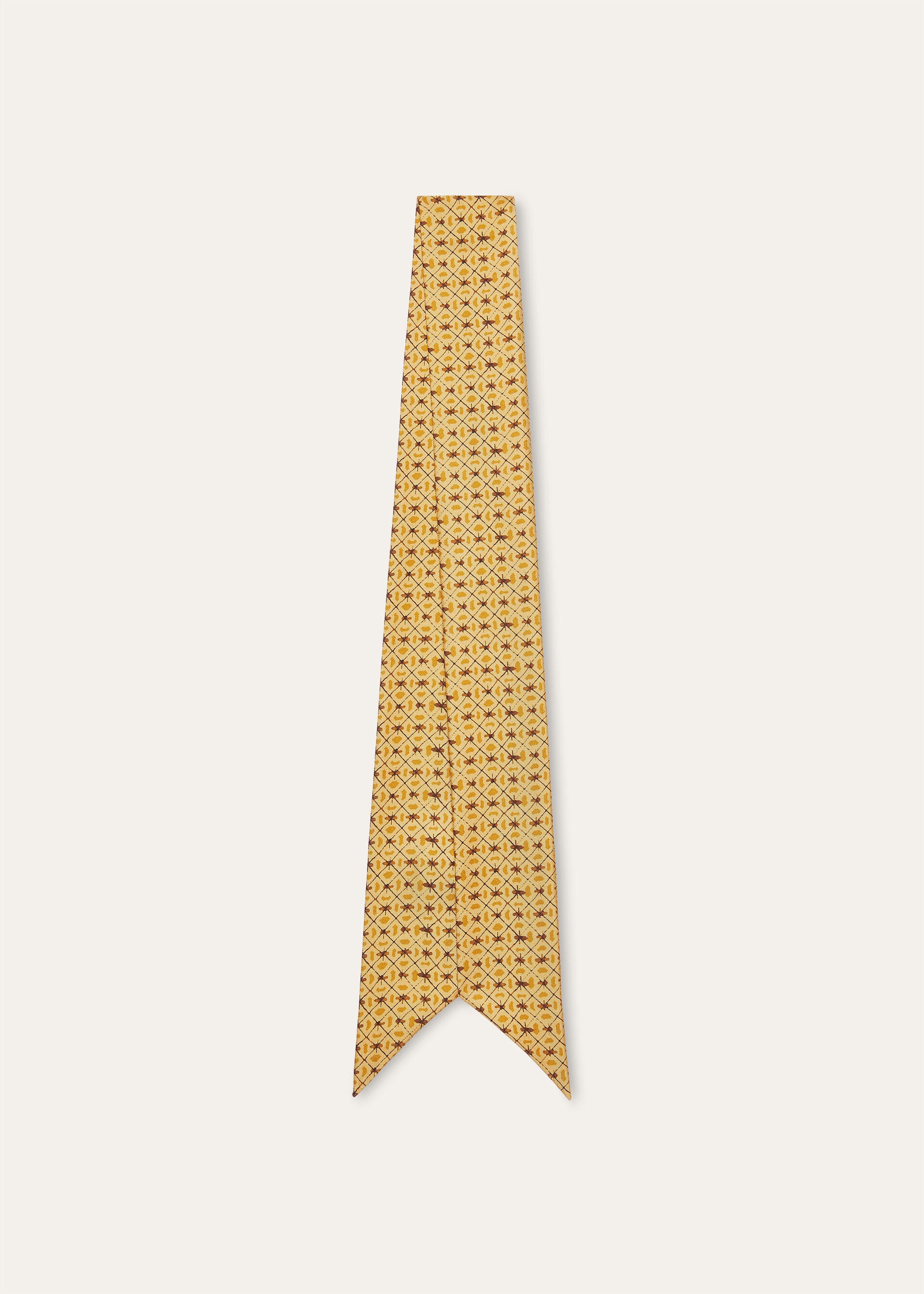 GOLDEN BEES TIE BAND 108 SILK TWILL