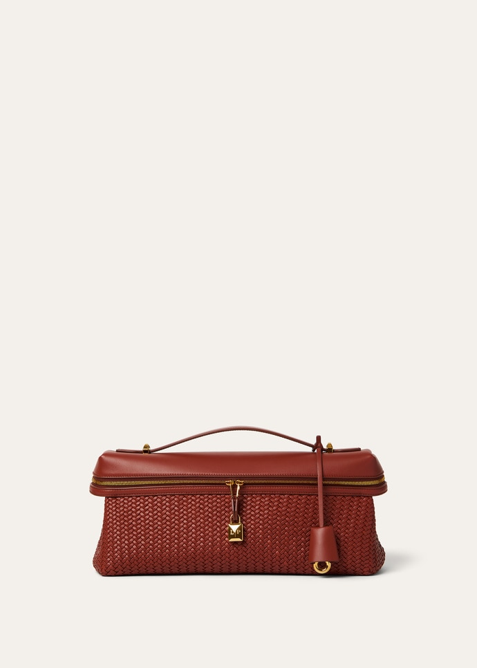 EXTRA SOFTY BAG L33 BRAIDED ROUNDED LEATHER_FAQ9848_P0AI_NR_3