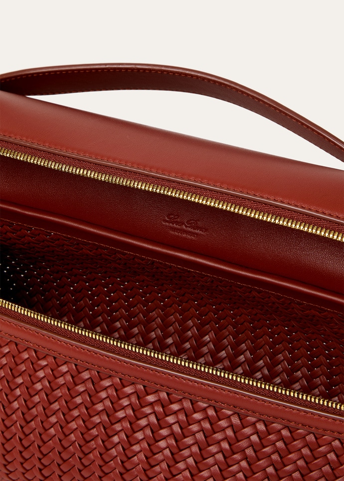 EXTRA SOFTY BAG L33 BRAIDED ROUNDED LEATHER_FAQ9848_P0AI_NR_7