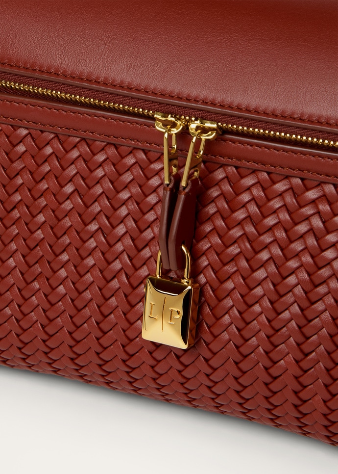 EXTRA SOFTY BAG L33 BRAIDED ROUNDED LEATHER_FAQ9848_P0AI_NR_5