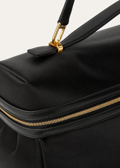 EXTRA SOFTY BAG L44 SATIN/ROUNDED LEATHER SC