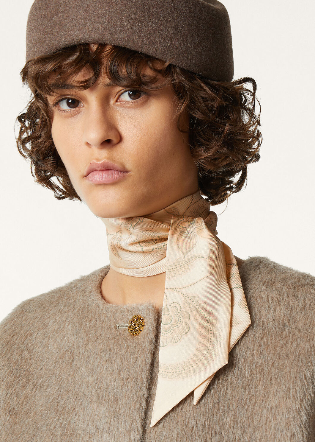 DAFFODIL GARDEN TIE BAND 108 SILK TWILL