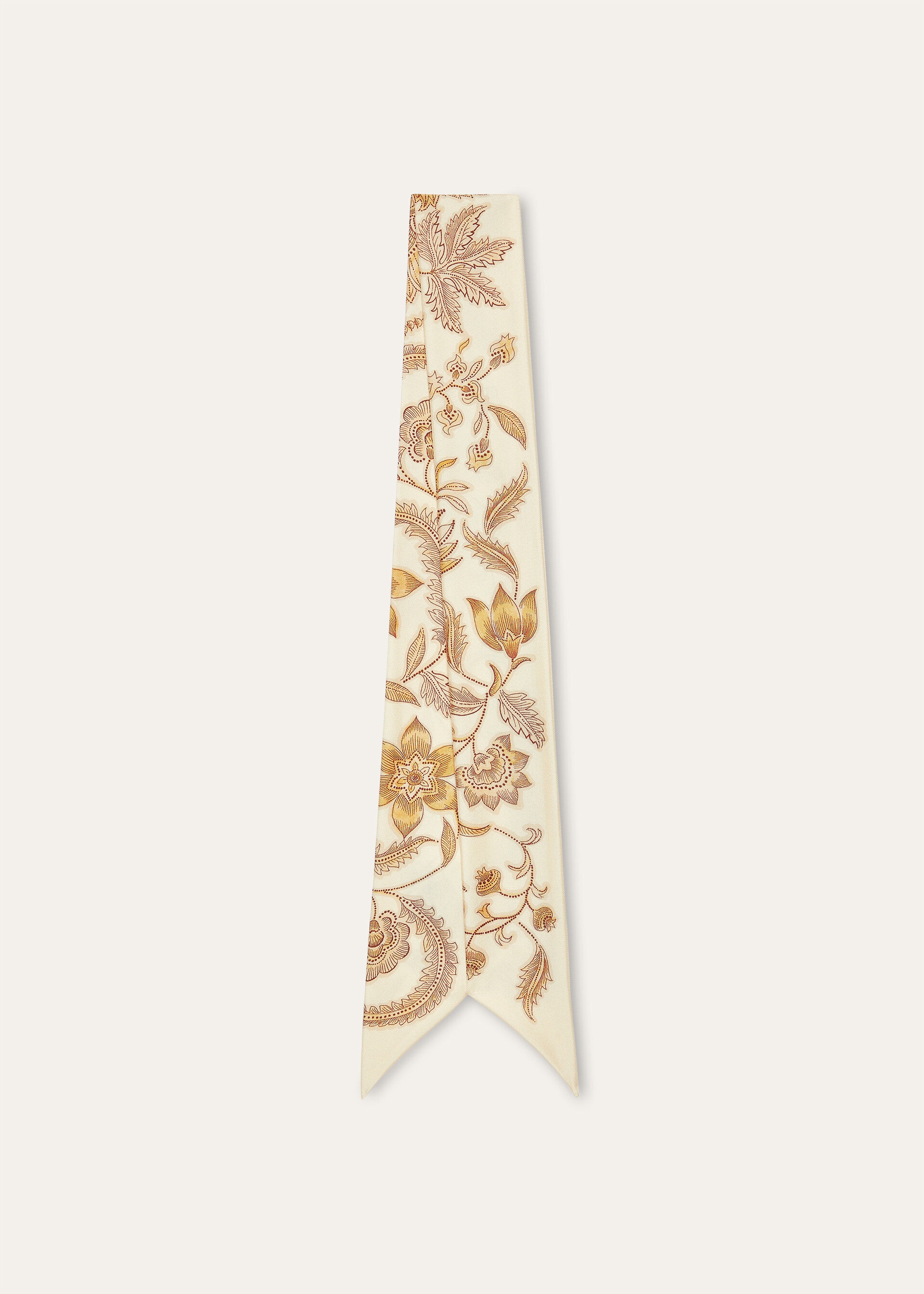DAFFODIL GARDEN TIE BAND 108 SILK TWILL