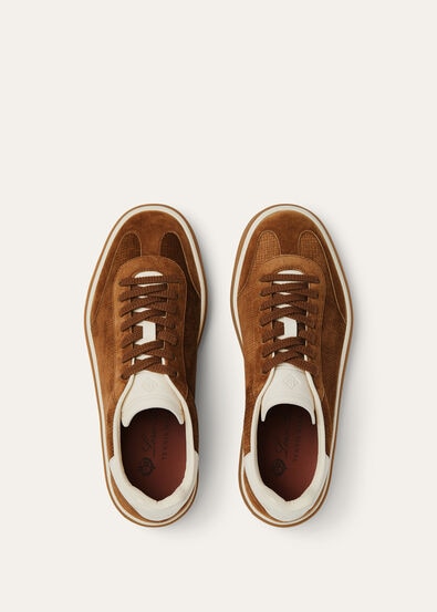 TENNIS WALK SUEDE CASHMERE NET PRINT