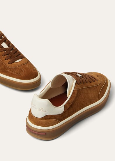 TENNIS WALK SUEDE CASHMERE NET PRINT