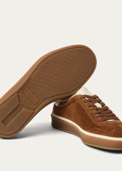 TENNIS WALK SUEDE CASHMERE NET PRINT