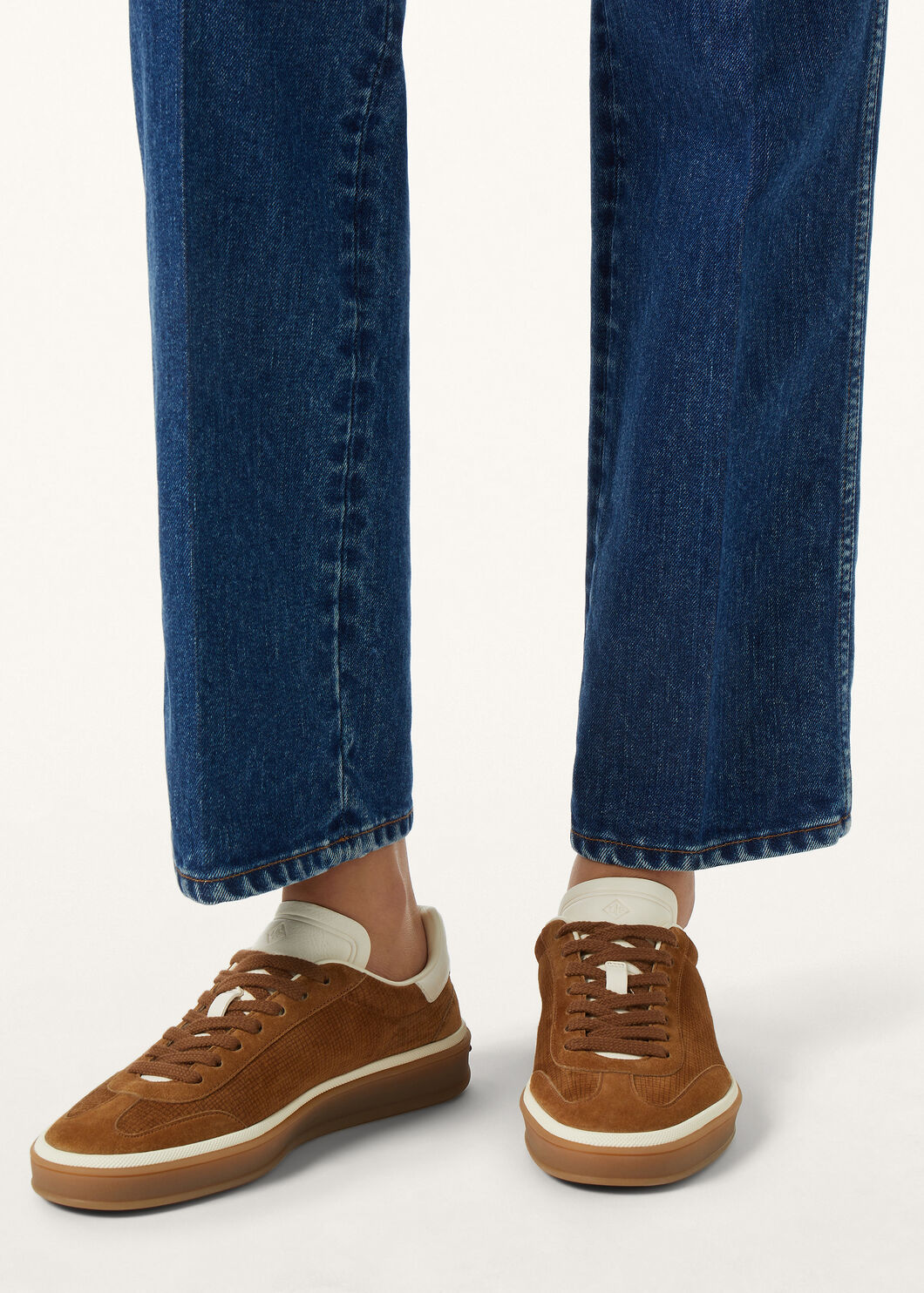 TENNIS WALK SUEDE CASHMERE NET PRINT