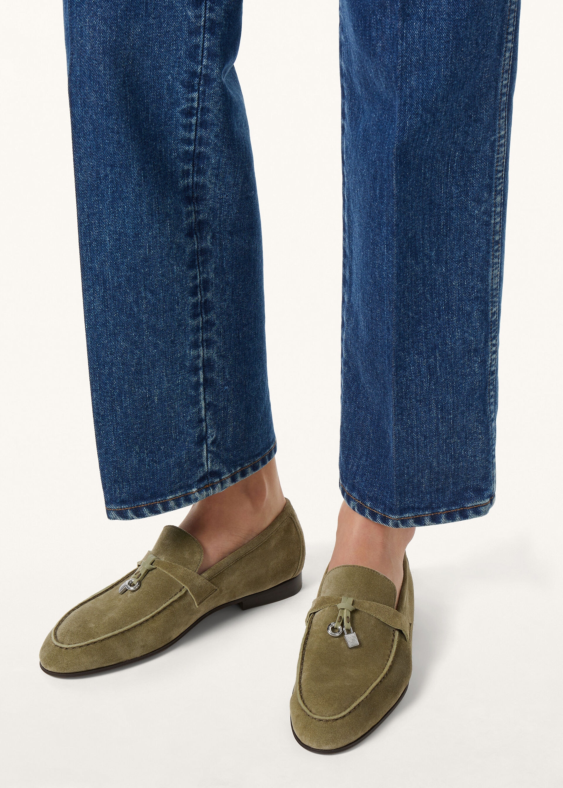 JOAN CHARMS LOAFER LUXURY SUEDE
