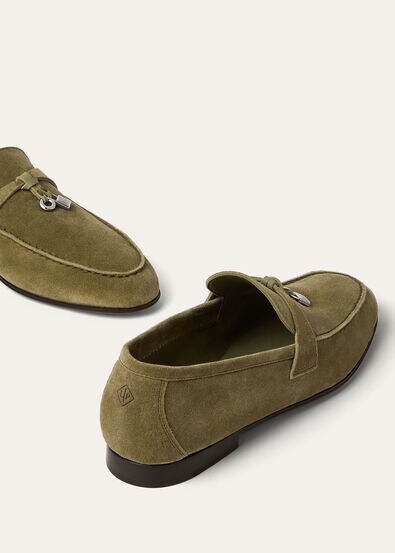 JOAN CHARMS LOAFER LUXURY SUEDE