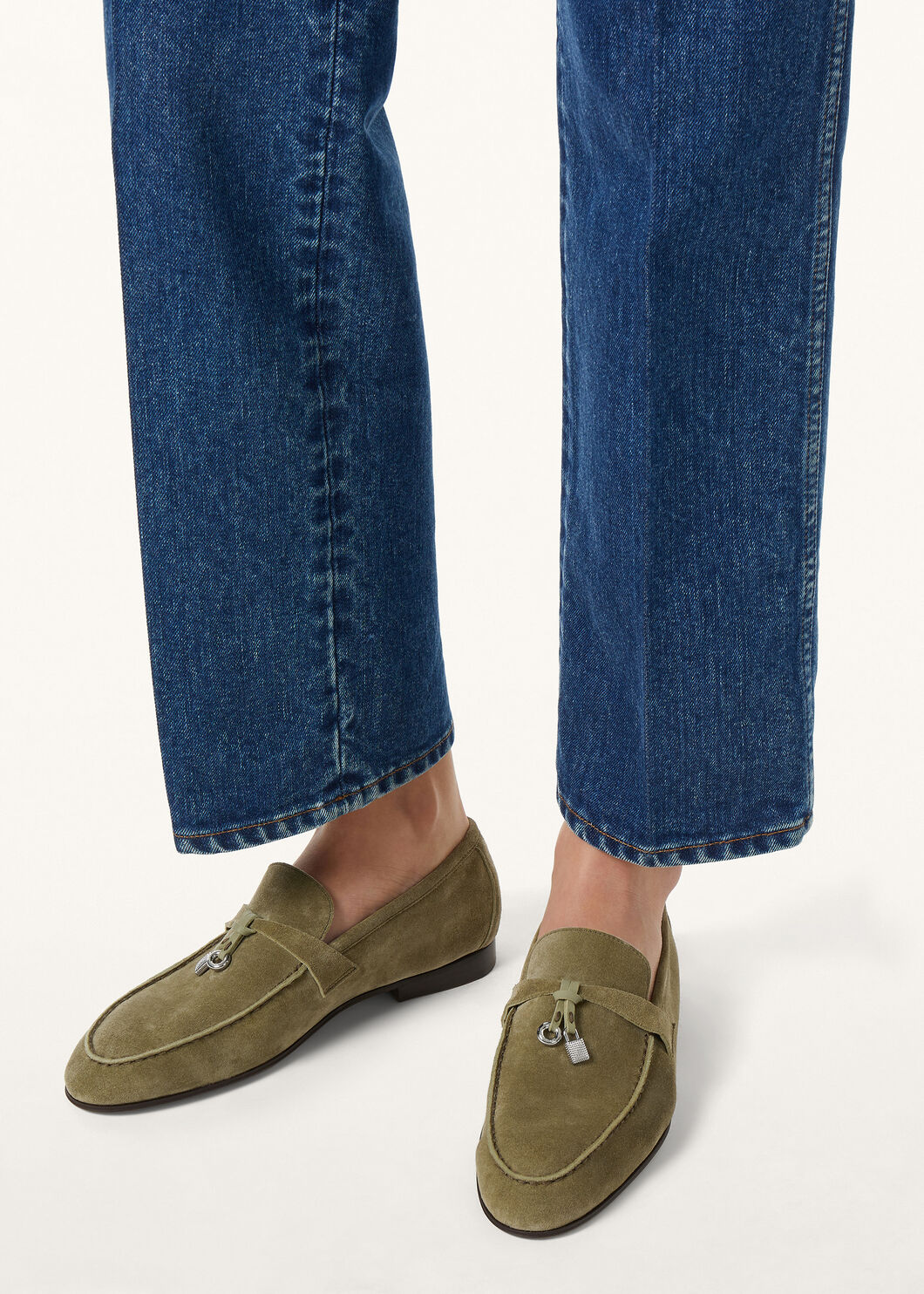 JOAN CHARMS LOAFER LUXURY SUEDE