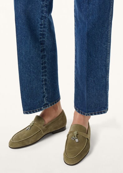 JOAN CHARMS LOAFER LUXURY SUEDE