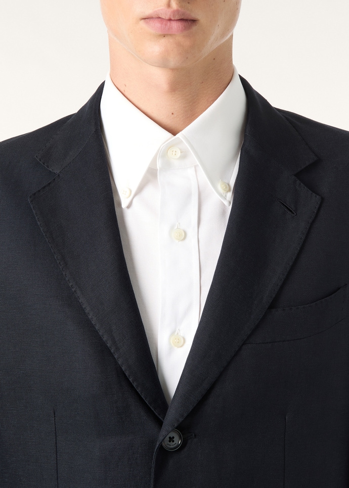 TORINO NOTCH SB LIGHT JACKET LINEN SILK_FAQ9933_W000_2