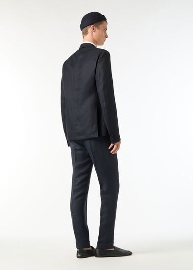 TORINO NOTCH SB LIGHT JACKET LINEN SILK