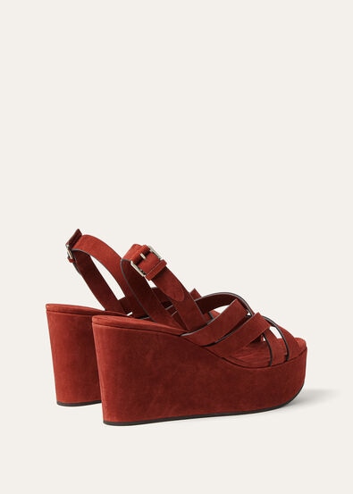 MARA PLATFORM SANDAL VELVET SUEDE