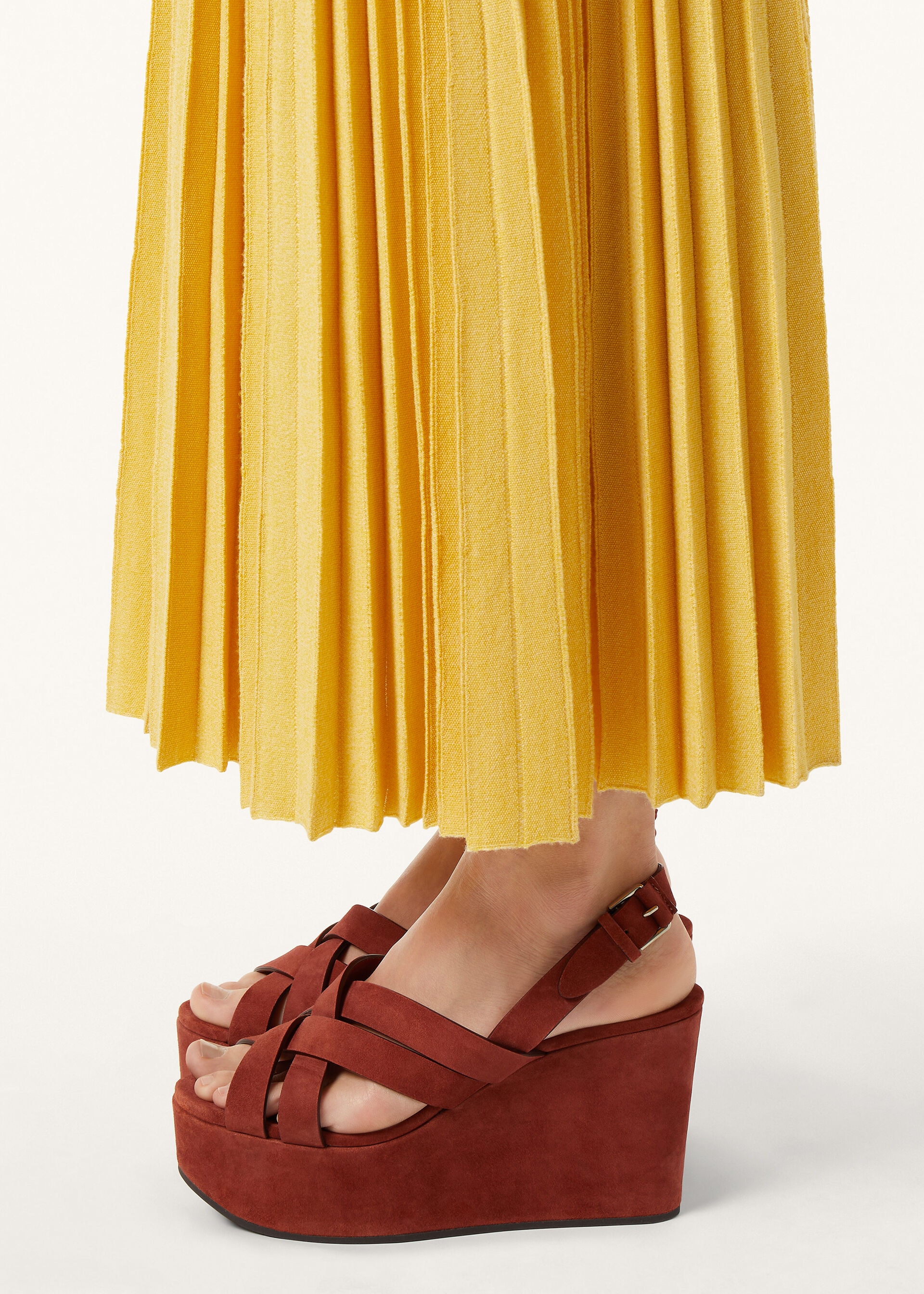 MARA PLATFORM SANDAL VELVET SUEDE