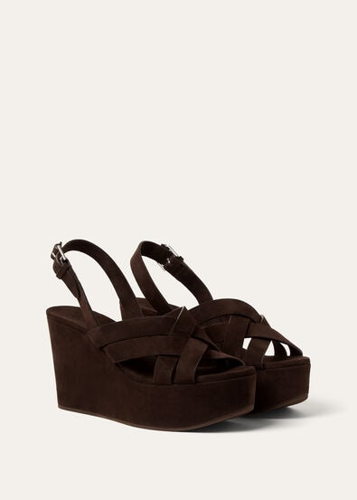 MARA PLATFORM SANDAL VELVET SUEDE