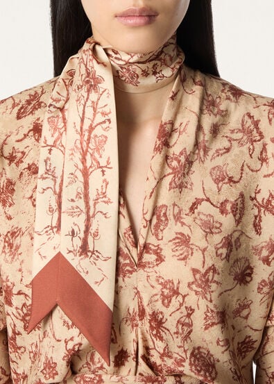 LORO PIANA ALBERO DELLA VITA TIE BAND 108 SILK TW