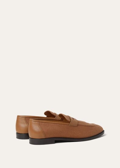 SERGIO WALK LOAFER CANVAS & CALF AF