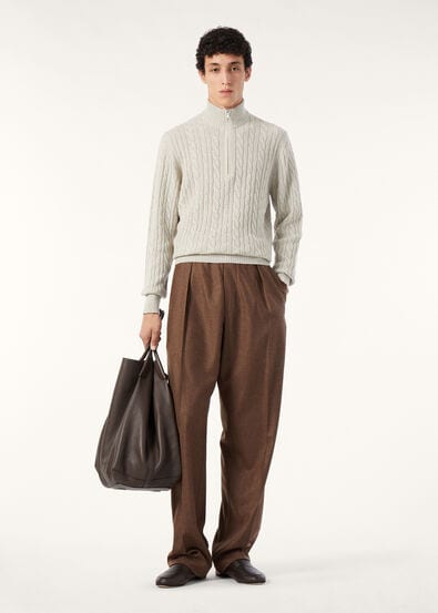 MEZZOCOLLO BABY CASH LIGHT TRECCIA