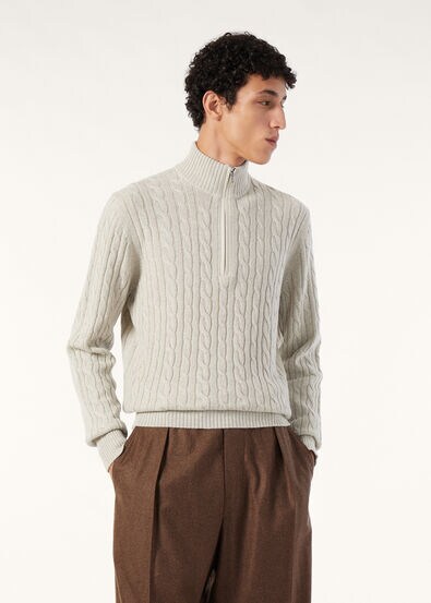 MEZZOCOLLO BABY CASH LIGHT TRECCIA