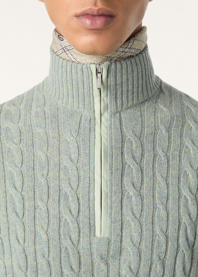 MEZZOCOLLO BABY CASH LIGHT TRECCIA_FAD7358_J1YI_2