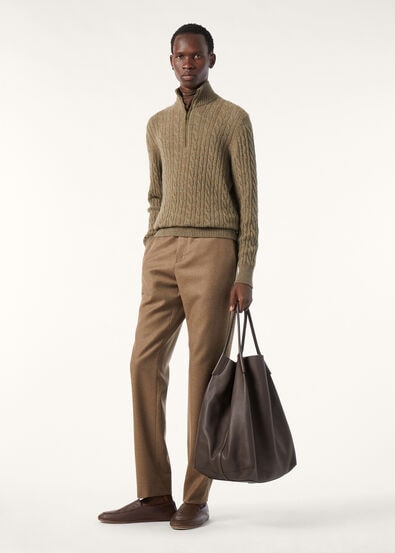 MEZZOCOLLO BABY CASH LIGHT TRECCIA