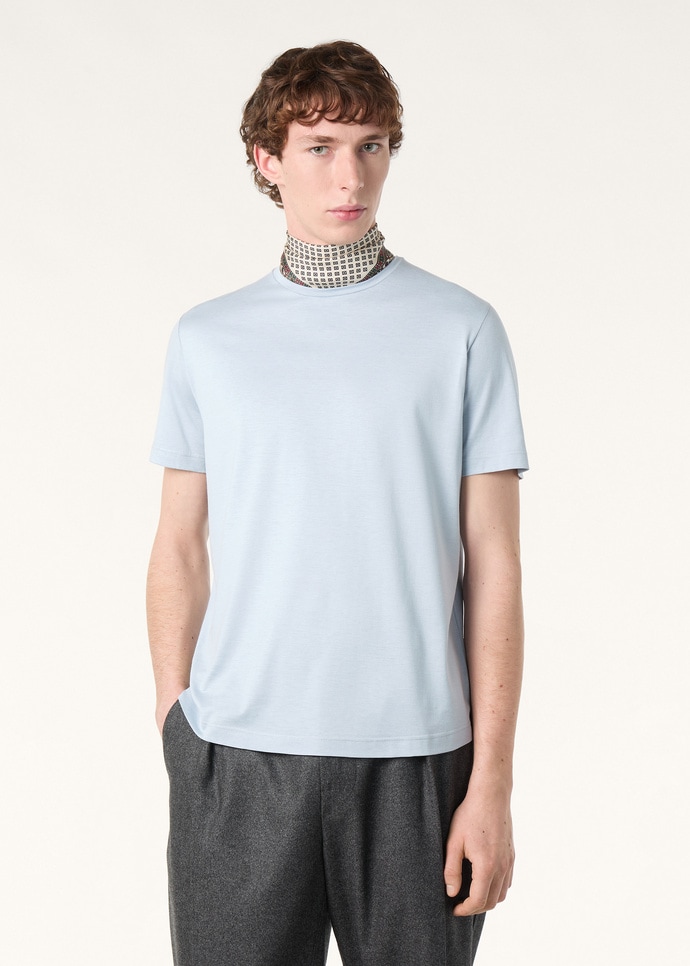 LEVO T-SHIRT SOFT SILK COTTON_FAF6128_60IY_3