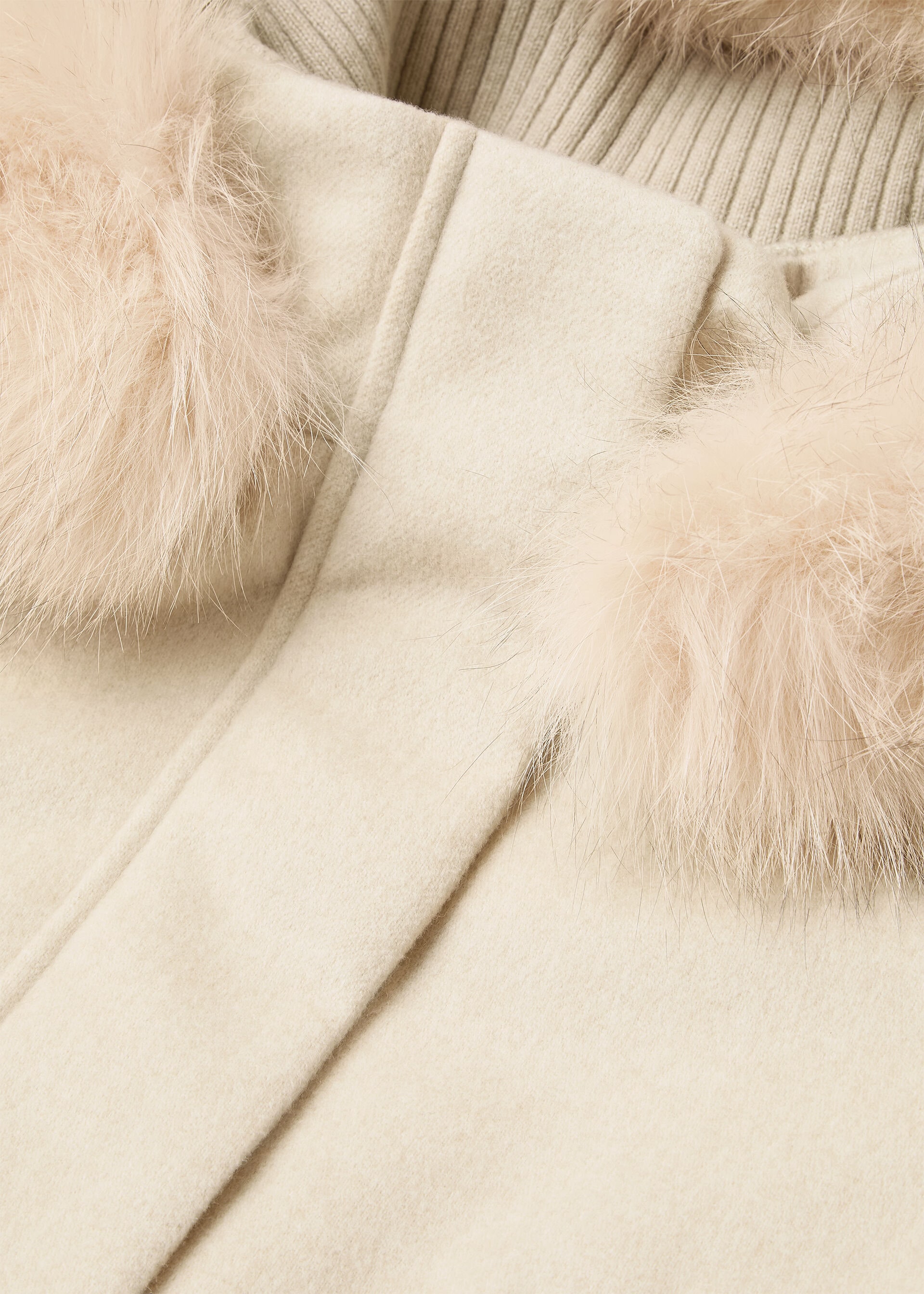 GIUB.LORO PIANA ICERY SHORT FUR STORM B.CAPP.VOLPE