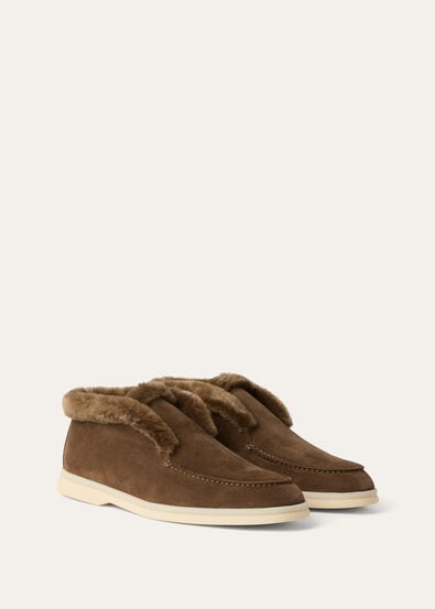 OPEN WALK SUEDE FUR