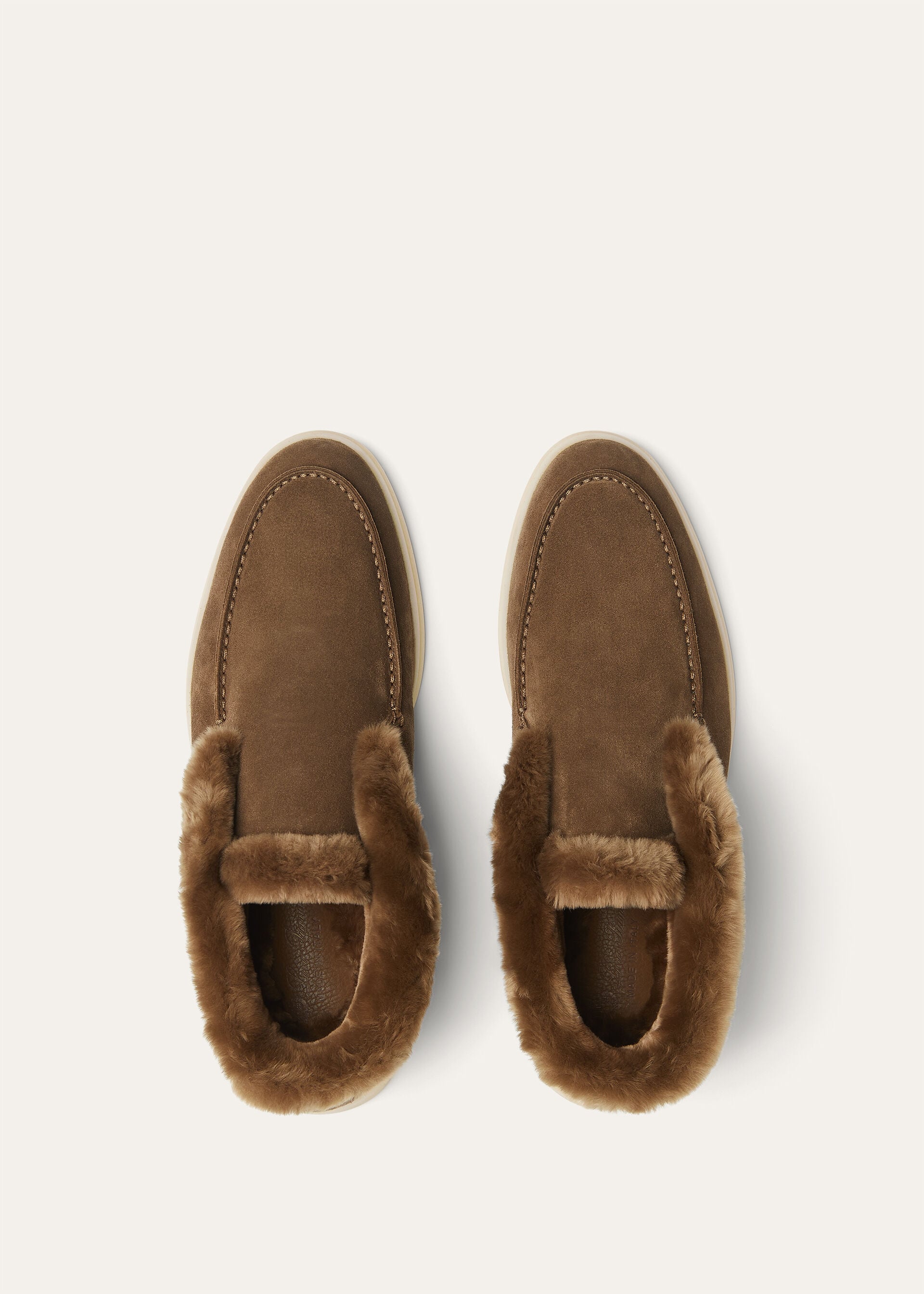 OPEN WALK SUEDE FUR