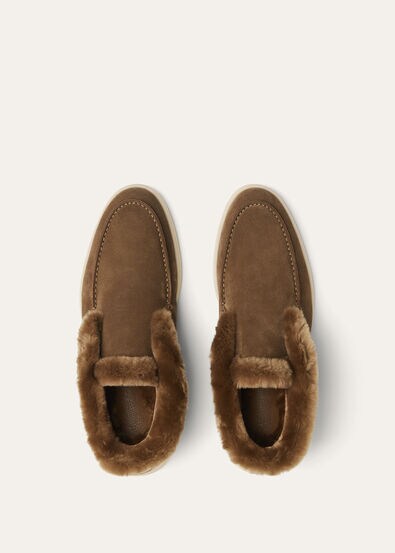 OPEN WALK SUEDE FUR