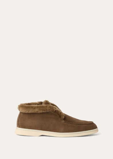 OPEN WALK SUEDE FUR