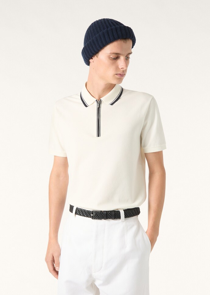POLO ZIP MM REGATTA COMFORT PIQUE' COTTON_FAI0736_1599_3