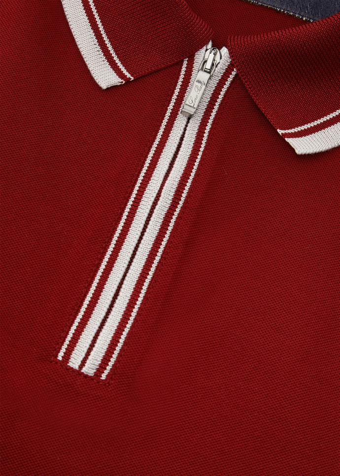 POLO ZIP MM REGATTA COMFORT PIQUE' COTTON_FAI0736_R0DX_3