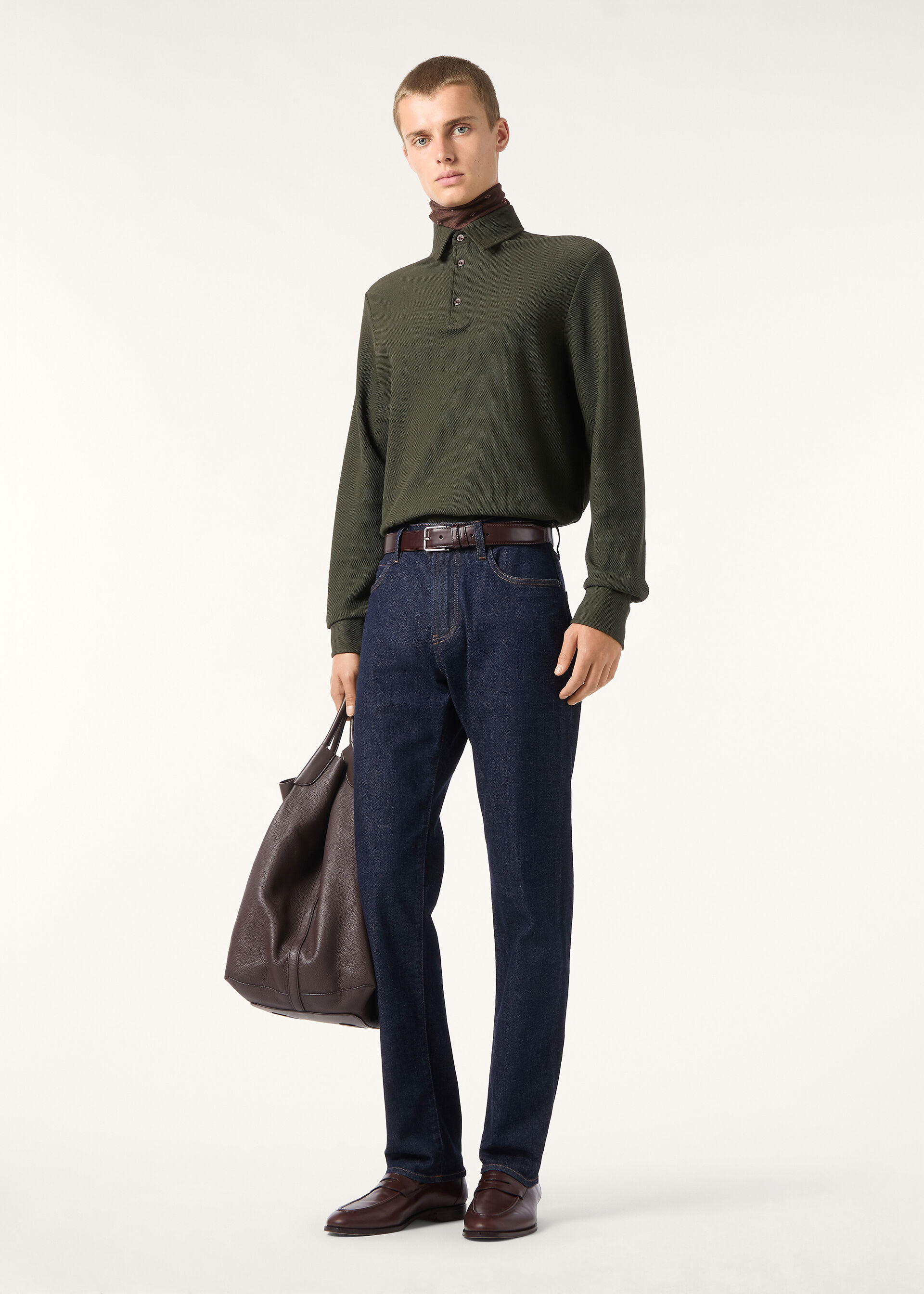 LEMME LS POLO PIQUE' HUCKLACE DYED