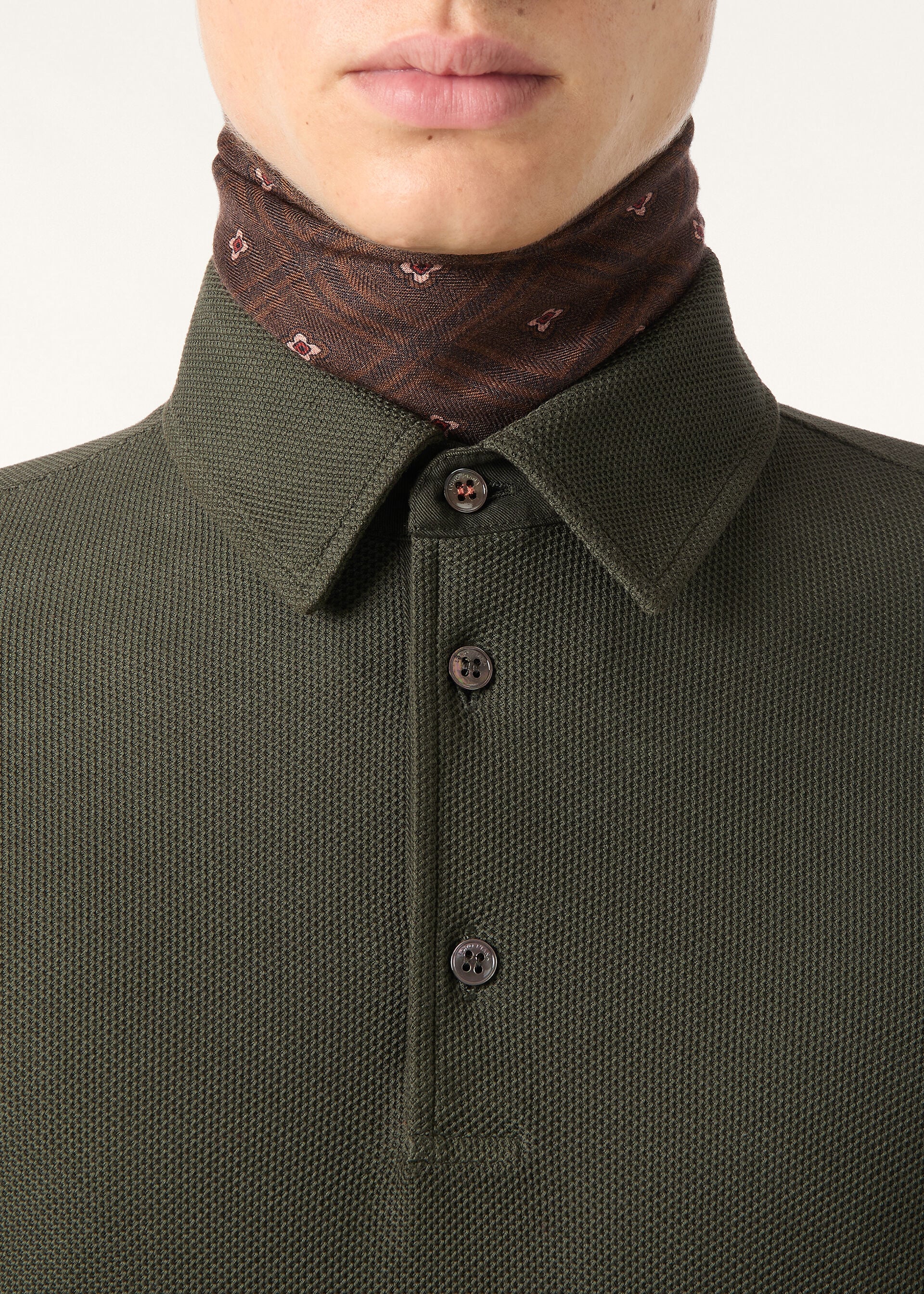 LEMME LS POLO PIQUE' HUCKLACE DYED