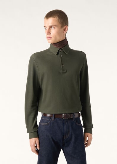 LEMME LS POLO PIQUE' HUCKLACE DYED