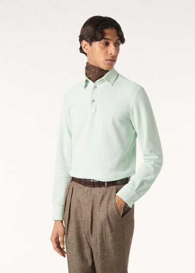 LEMME LS POLO PIQUE' HUCKLACE DYED