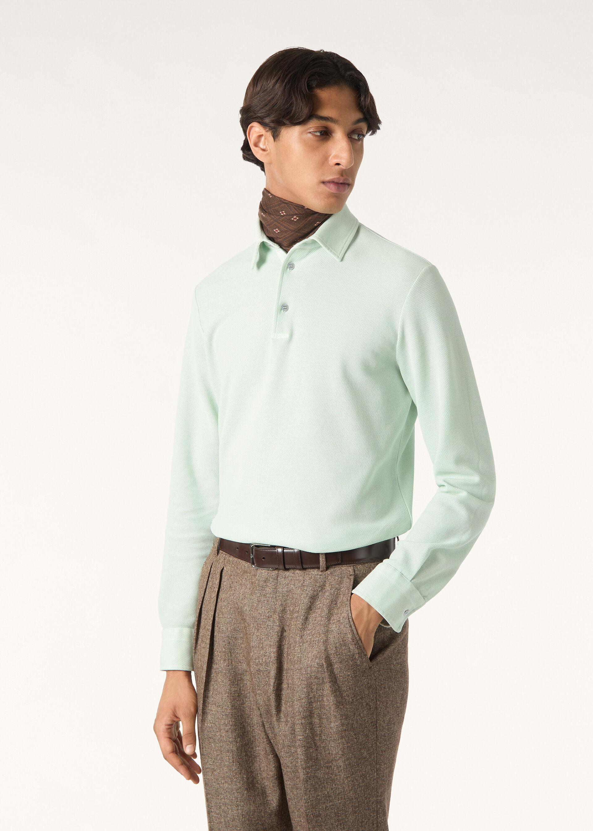 LEMME LS POLO PIQUE' HUCKLACE DYED