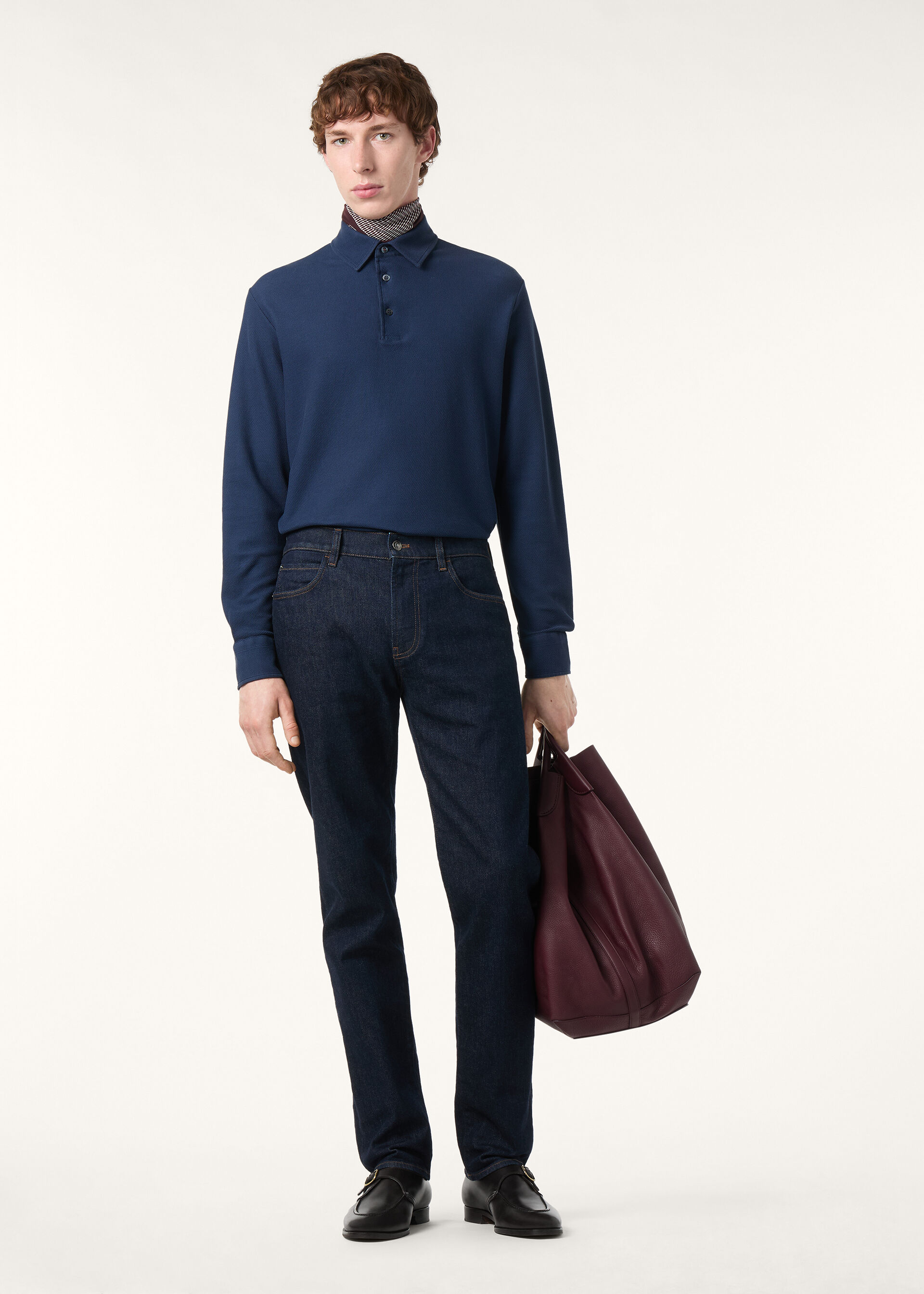 LEMME LS POLO PIQUE' HUCKLACE DYED