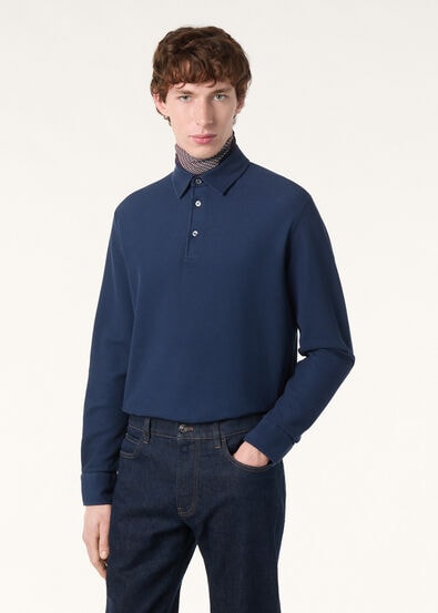 LEMME LS POLO PIQUE' HUCKLACE DYED