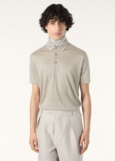 POLO SHIRT MM JERSEY DUBLON