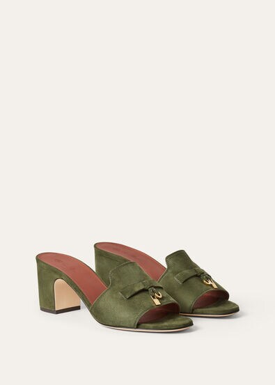 SUMMER CHARMS HEELED MULE T55 SUEDE