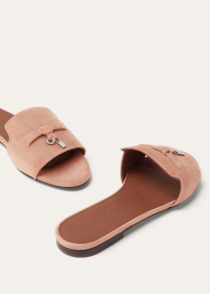 ★関税込★Loro Piana★Summer Charms Suede Sandal★ Summer Charms Sandal Suede Goatskin Fireplace | Loro Piana US