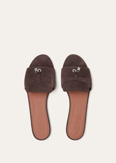 SUMMER CHARMS FLAT MULE SUEDE