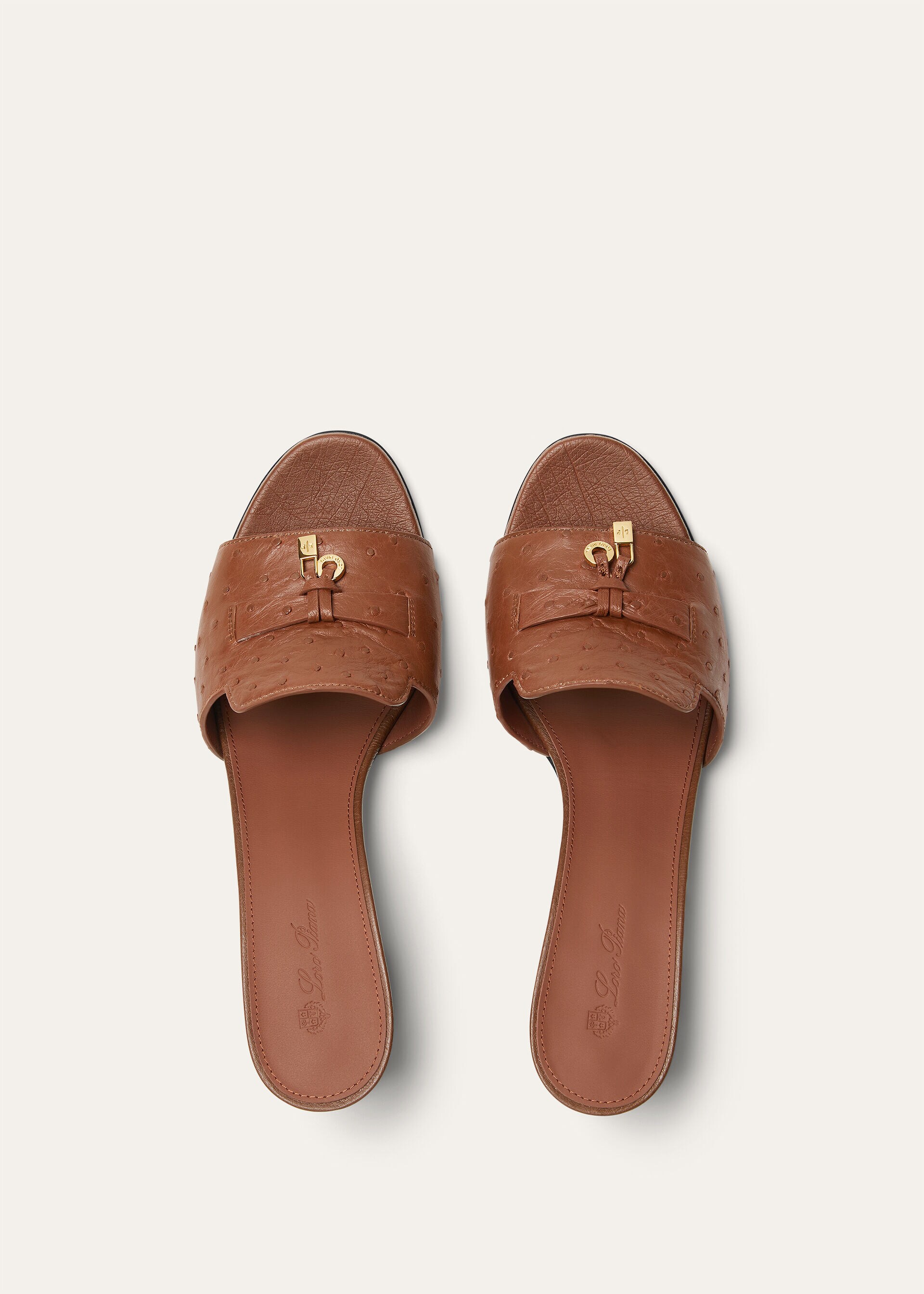 SUMMER CHARMS HEELED MULE T55 OSTRICH AF