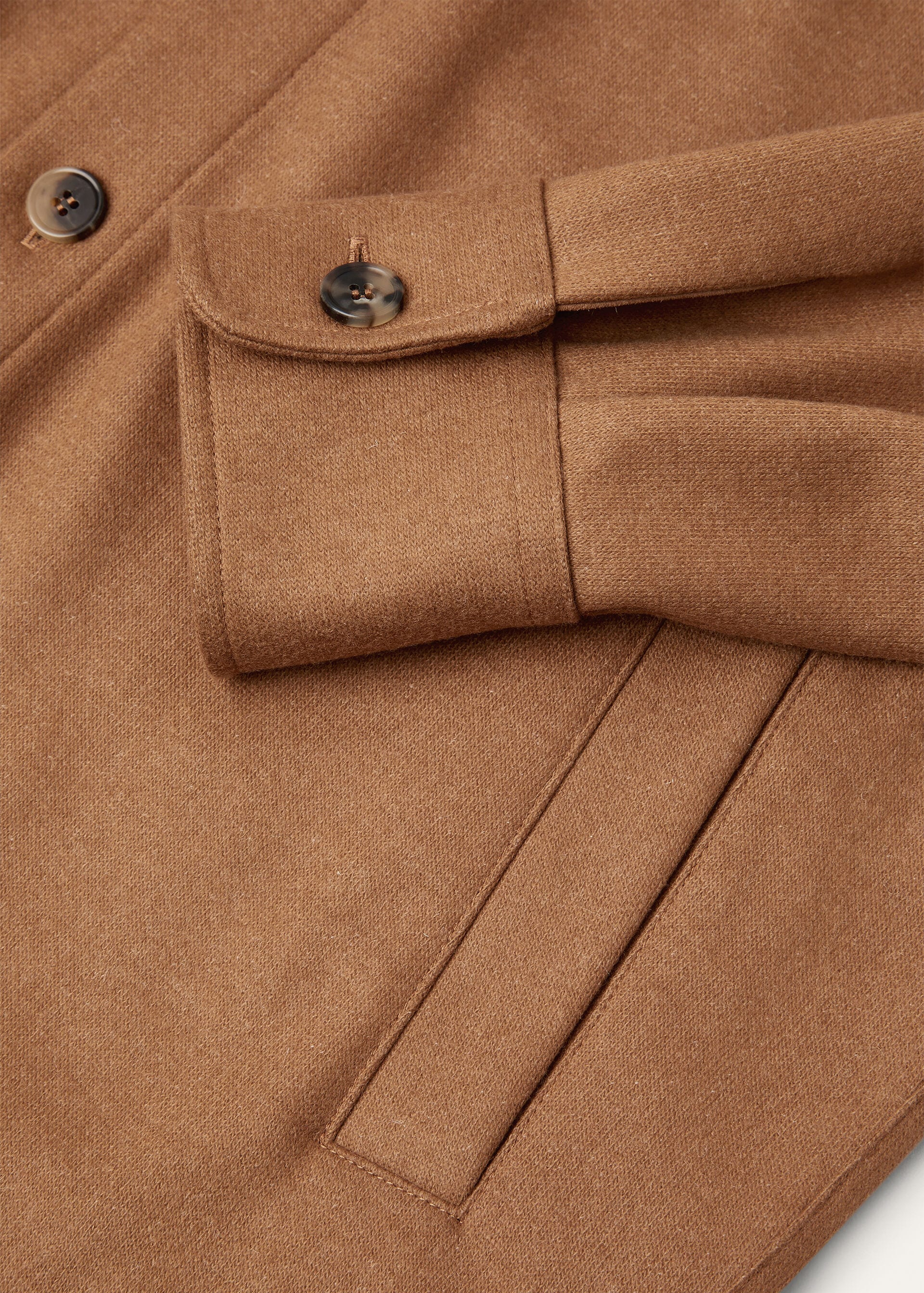 OVERSHIRT JERSEY VICUNA BABY CASH DOUBLE