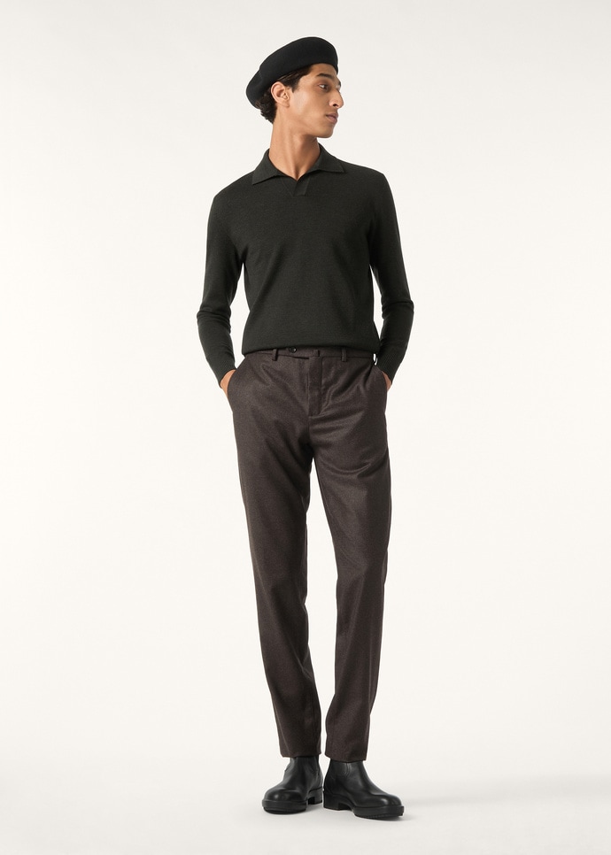 EMPIRE WISH WOOL POLO BUTTONLESS GG 18_FAL5279_51BX_1