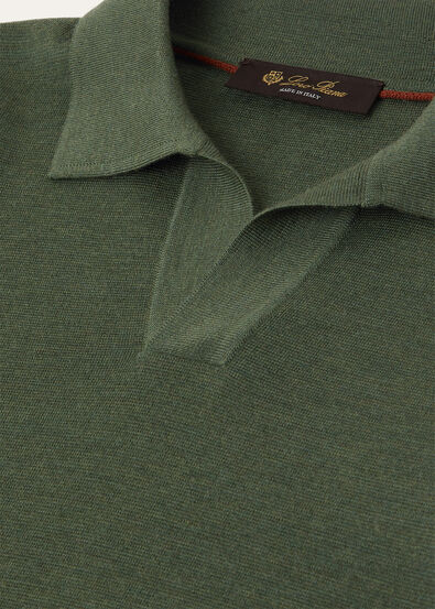 EMPIRE WISH WOOL POLO BUTTONLESS GG 18