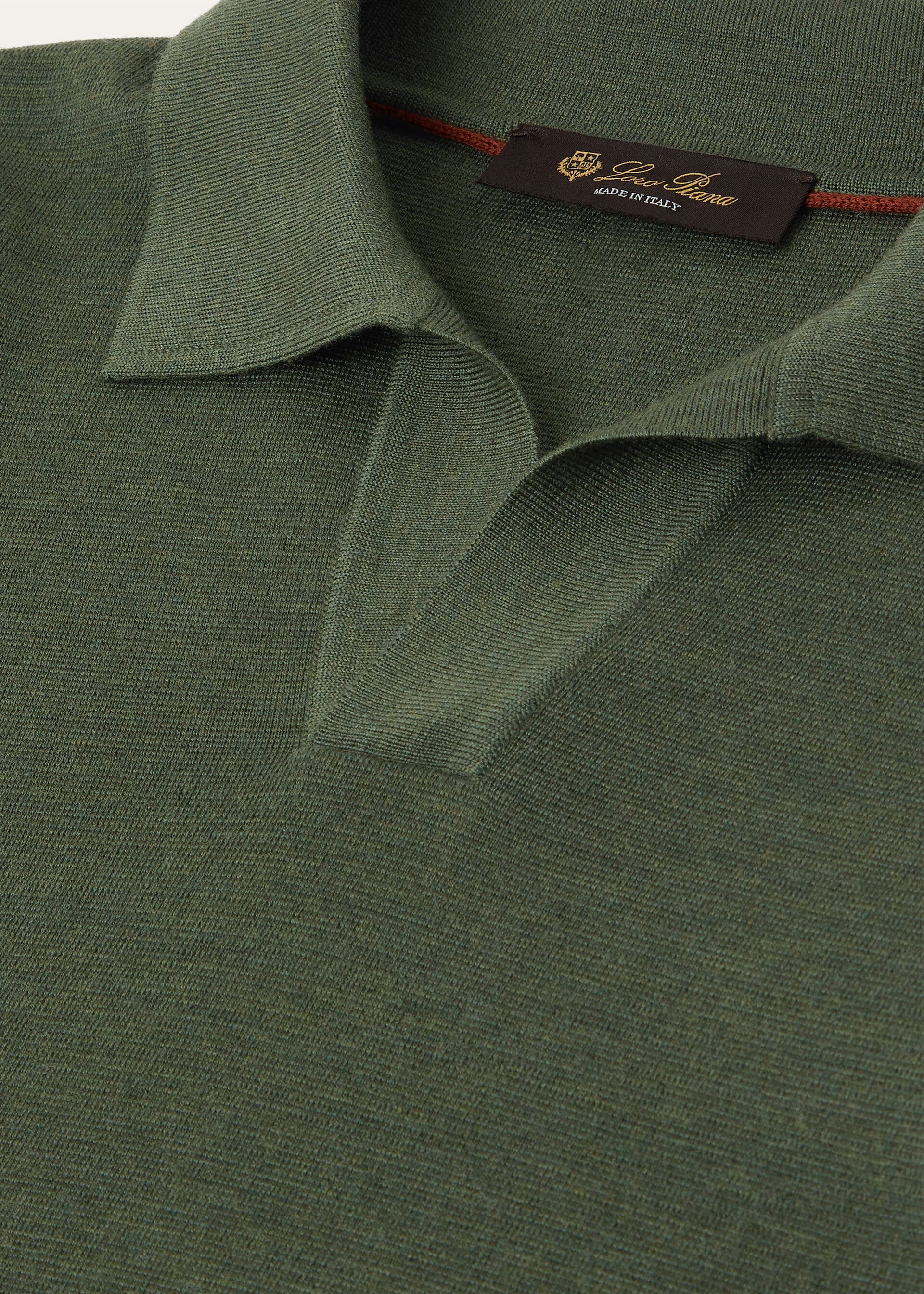EMPIRE WISH WOOL POLO BUTTONLESS GG 18
